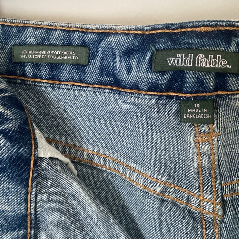 Wild Fable High Rise Jean Shorts - Picture 4 of 4